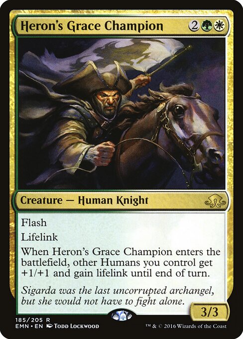 Heron's Grace Champion EMN-185 Rare Near Mint Englisch