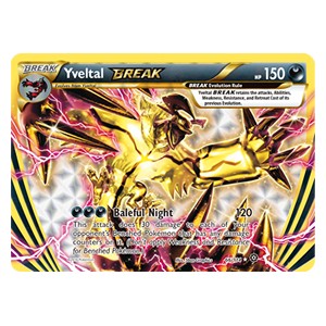 Yveltal BREAK STS-66 Holo Rare Poor Deutsch