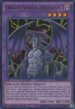 Tödlicher Virusdrache DRL3-057 Ultra Rare Good Deutsch 1. Auflage