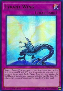 Tyrannenflügel DRL3-061 Ultra Rare Light Played Deutsch 1. Auflage