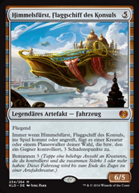 Himmelsfürst, Flaggschiff des Konsuls KLD-234 Mythic Excellent Deutsch Foil