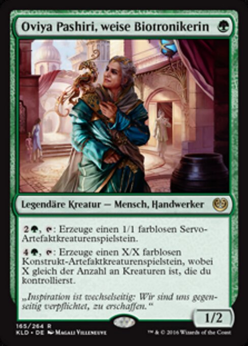 Oviya Pashiri, weise Biotronikerin KLD-165 Rare Excellent Deutsch Foil