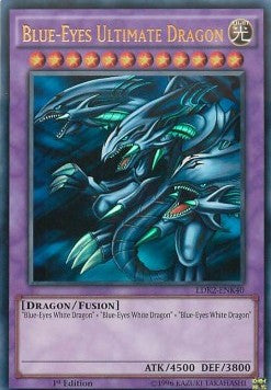 Blauäugiger ultimativer Drache LDK2-K40 Ultra Rare Near Mint Deutsch