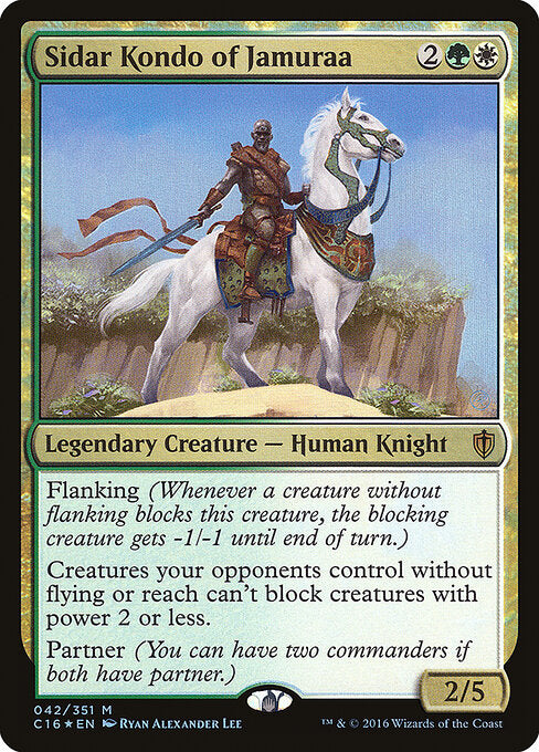Sidar Kondo of Jamuraa C16-42 Mythic Near Mint Englisch Foil