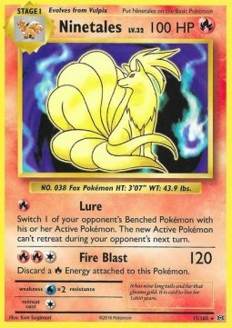 Ninetales EVO-15 Holo Rare Excellent Englisch
