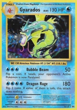 Gyarados EVO-34 Holo Rare Good Englisch