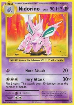 Nidorino EVO-44 Uncommon Good Englisch