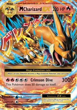 MCharizard EX EVO-13 Ultra Rare Good Englisch