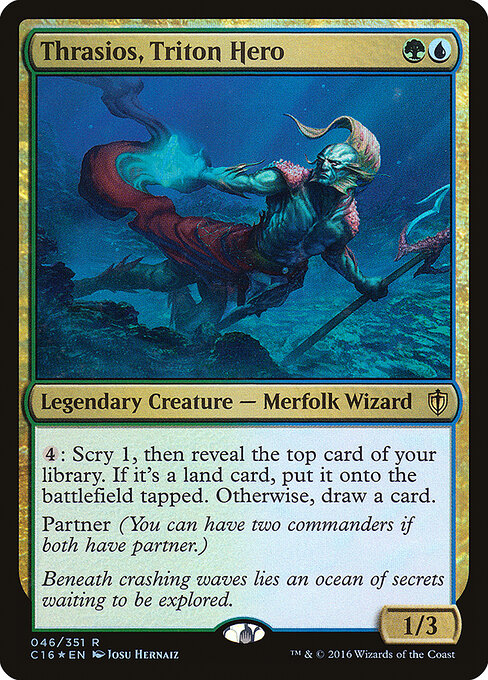 Thrasios, Triton Hero C16-46 Rare Good Englisch Foil