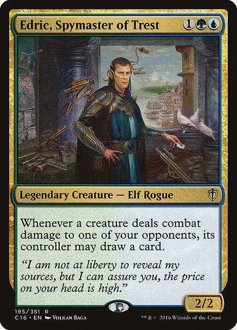 Edric, Spymaster of Trest C16-195 Rare Excellent Englisch