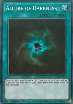 Verlockung der Finsternis DESO-044 Super Rare Light Played Deutsch 1. Auflage