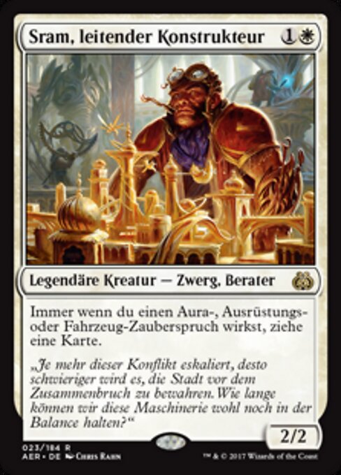 Sram, leitender Konstrukteur AER-23 Rare Excellent Deutsch