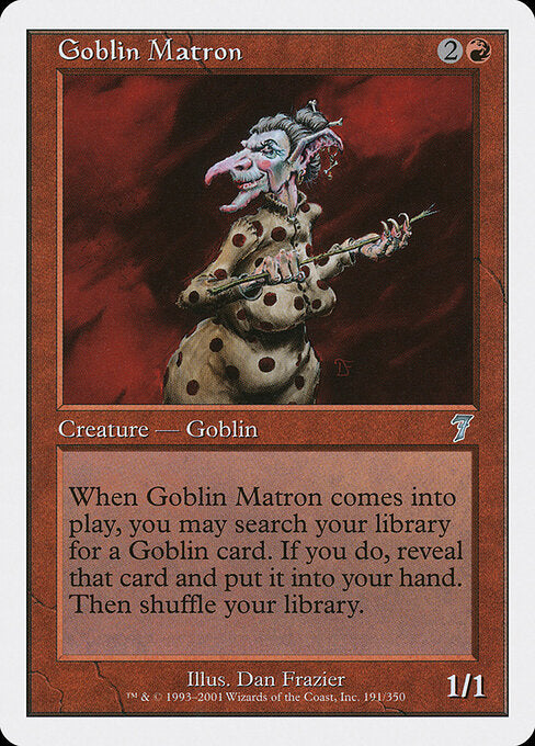 Goblin Matron 7ED-191 Uncommon Light Played Englisch
