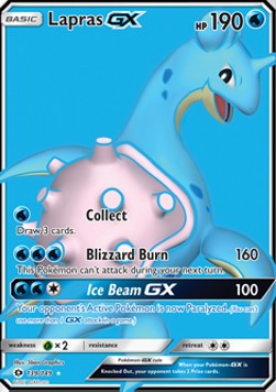 Lapras GX SUM-139 Ultra Rare Excellent Deutsch
