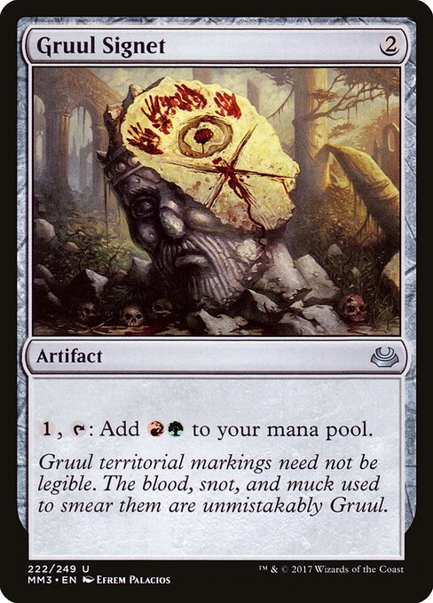 Gruul-Petschaft MM3-222 Uncommon Excellent Englisch