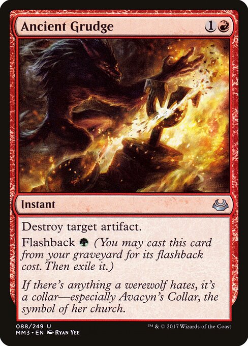Ancient Grudge MM3-88 Uncommon Good Englisch