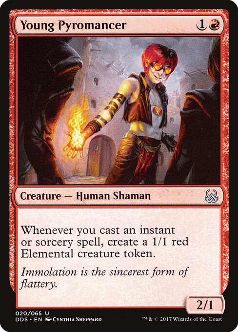 Young Pyromancer DDS-20 Uncommon Excellent Englisch