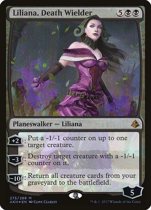 Liliana, Death Wielder AKH-275 Mythic Excellent Englisch Foil