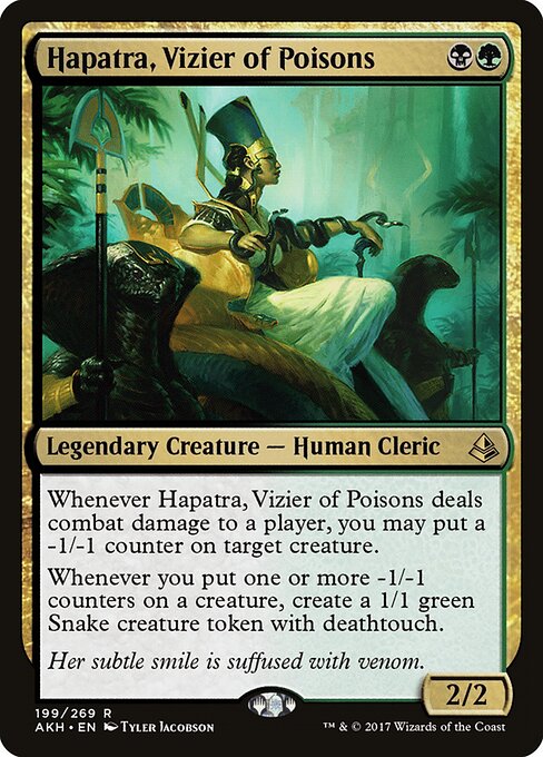 Hapatra, Wesirin der Gifte AKH-199 Rare Excellent Englisch Foil