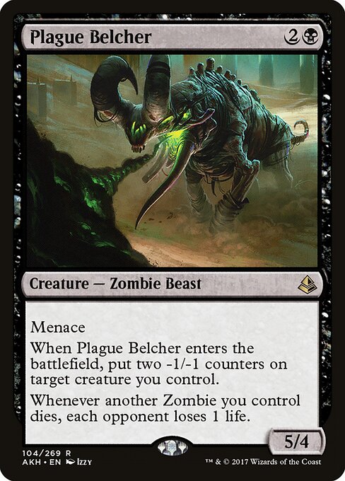 Plague Belcher AKH-104 Rare Excellent Englisch
