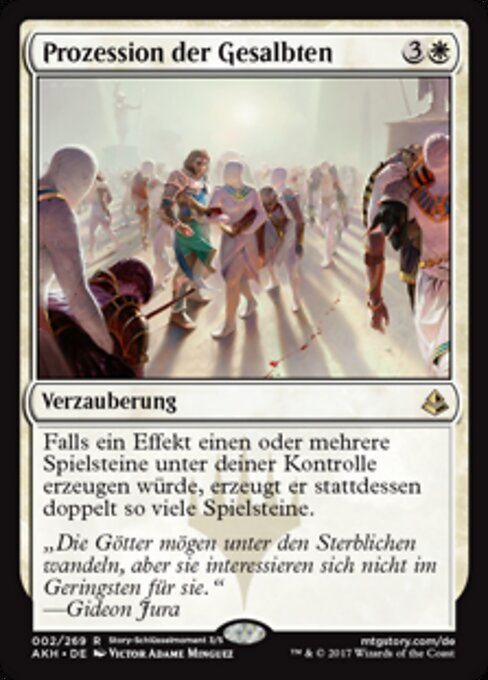 Prozession der Gesalbten AKH-2 Rare Excellent Deutsch