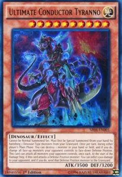 Ultimativleiter-Tyranno SR04-001 Ultra Rare Excellent Deutsch 1. Auflage