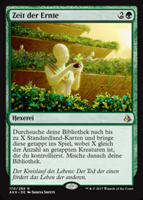 Zeit der Ernte AKH-170 Rare Near Mint Deutsch