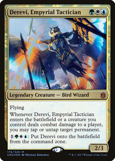 Derevi, Himmlische Taktikerin CMA-176 Mythic Excellent Englisch Foil