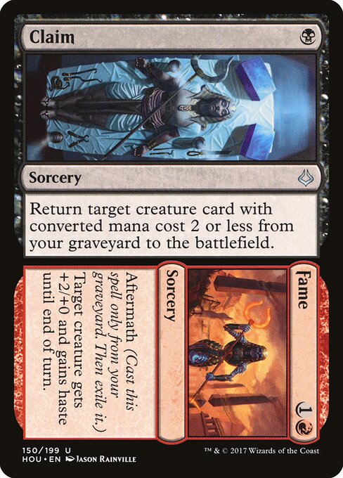 Claim // Fame HOU-150 Uncommon Excellent Englisch Foil