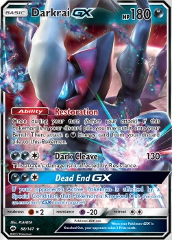 Darkrai GX BUS-88 Ultra Rare Near Mint Deutsch