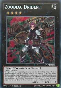 Zoodiak-Drachzack MP17-208 Secret Rare Good Deutsch 1. Auflage