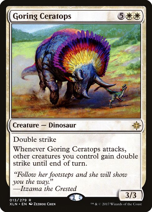 Goring Ceratops XLN-13 Rare Excellent Englisch