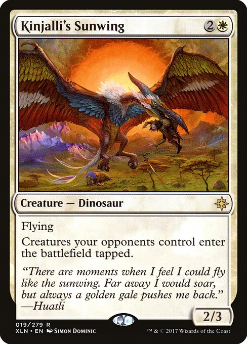 Kinjalli's Sunwing XLN-19 Rare Excellent Englisch Foil