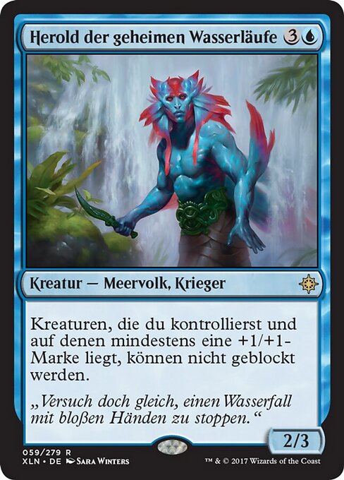 Herold der geheimen Wasserläufe XLN-59 Rare Light Played Deutsch