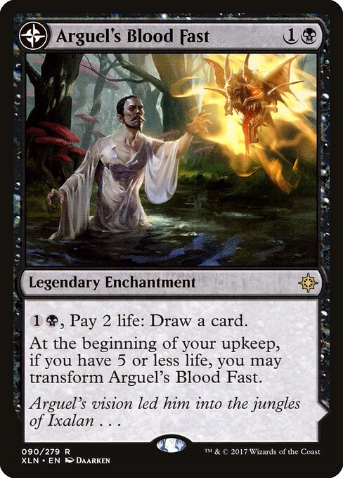 Arguel's Blood Fast / Temple of Aclazotz XLN-90 Rare Near Mint Englisch