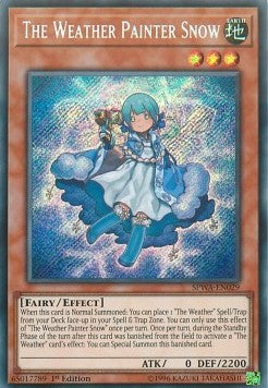 Witterungsmalerin Schnee SPWA-029 Secret Rare Near Mint Deutsch 1. Auflage