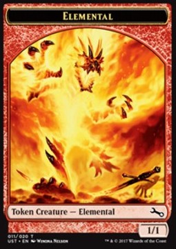 Elemental Token (Red 1/1) UST-T11 Token Excellent Englisch Foil