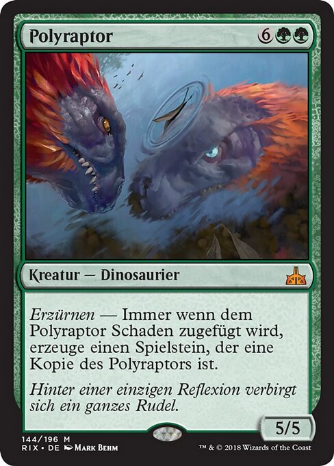 Polyraptor RIX-144 Mythic Light Played Deutsch