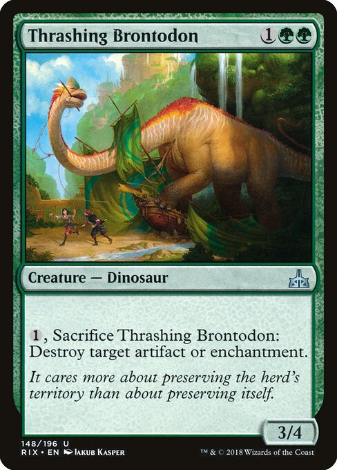 Thrashing Brontodon RIX-148 Uncommon Good Englisch