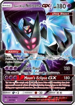 Dawn Wings Necrozma GX UPR-63 Ultra Rare Excellent Deutsch