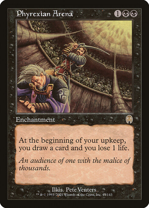 Phyrexian Arena APC-47 Rare Light Played Englisch
