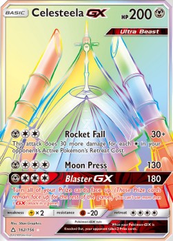 Celesteela GX UPR-162 Secret Rare Light Played Deutsch