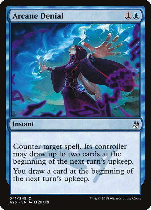 Arcane Denial A25-41 Common Light Played Englisch