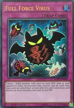 Kraftvoller Virus LCKC-049 Ultra Rare Excellent Deutsch 1. Auflage
