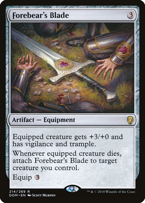 Forebear's Blade DOM-214 Rare Light Played Englisch