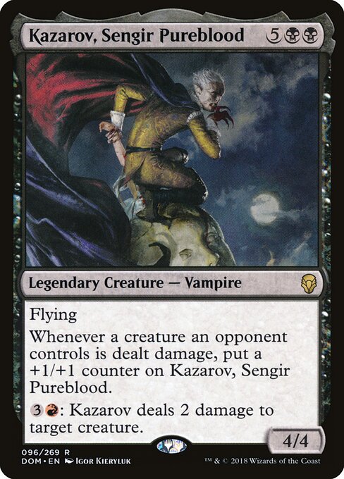 Kazarov, Sengir-Reinblut DOM-96 Rare Light Played Englisch