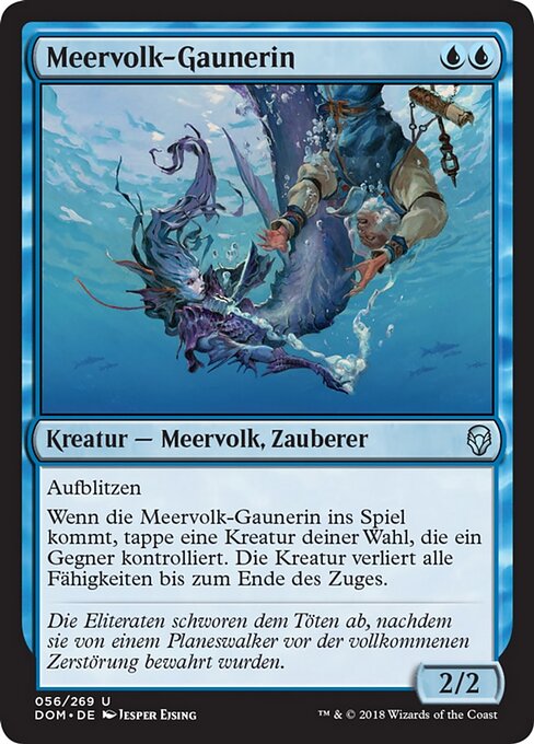 Meervolk-Gaunerin DOM-56 Uncommon Excellent Deutsch
