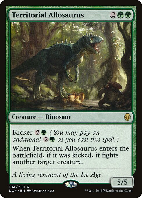 Territorial Allosaurus DOM-184 Rare Good Englisch