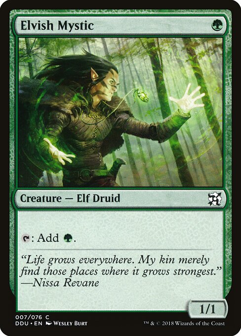 Elvish Mystic DDU-7 Common Excellent Englisch
