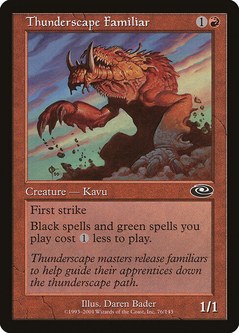 Thunderscape Familiar PLS-76 Common Excellent Englisch